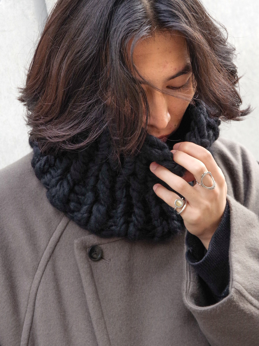 SHINYAKOZUKA "SNOOD" - BLACK