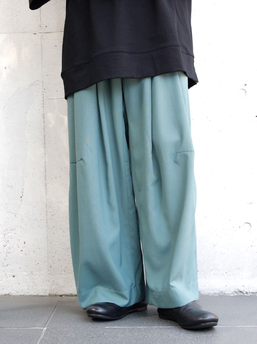 SHINYAKOZUKA "BAGGY (TROPICAL WOOL)" - JADE (PALE GREEN)