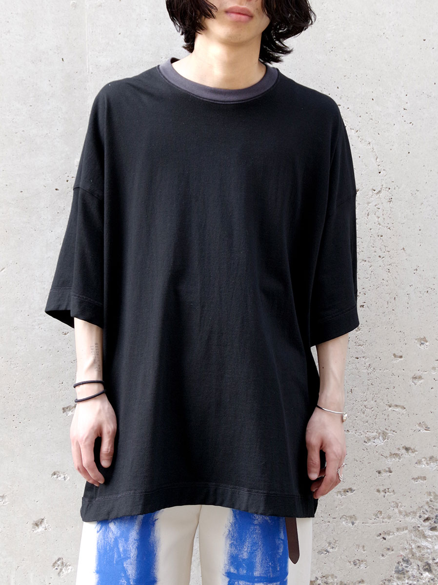 SHINYAKOZUKA "MASSIVE RINGER BIG TEE" - BLACK