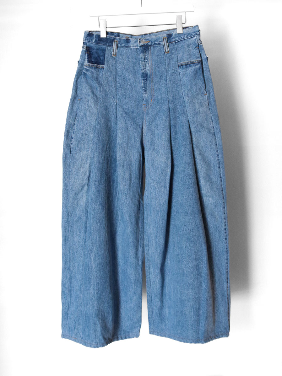 SHINYAKOZUKA "RE-BAGGY - INDIGO"B"" size.M