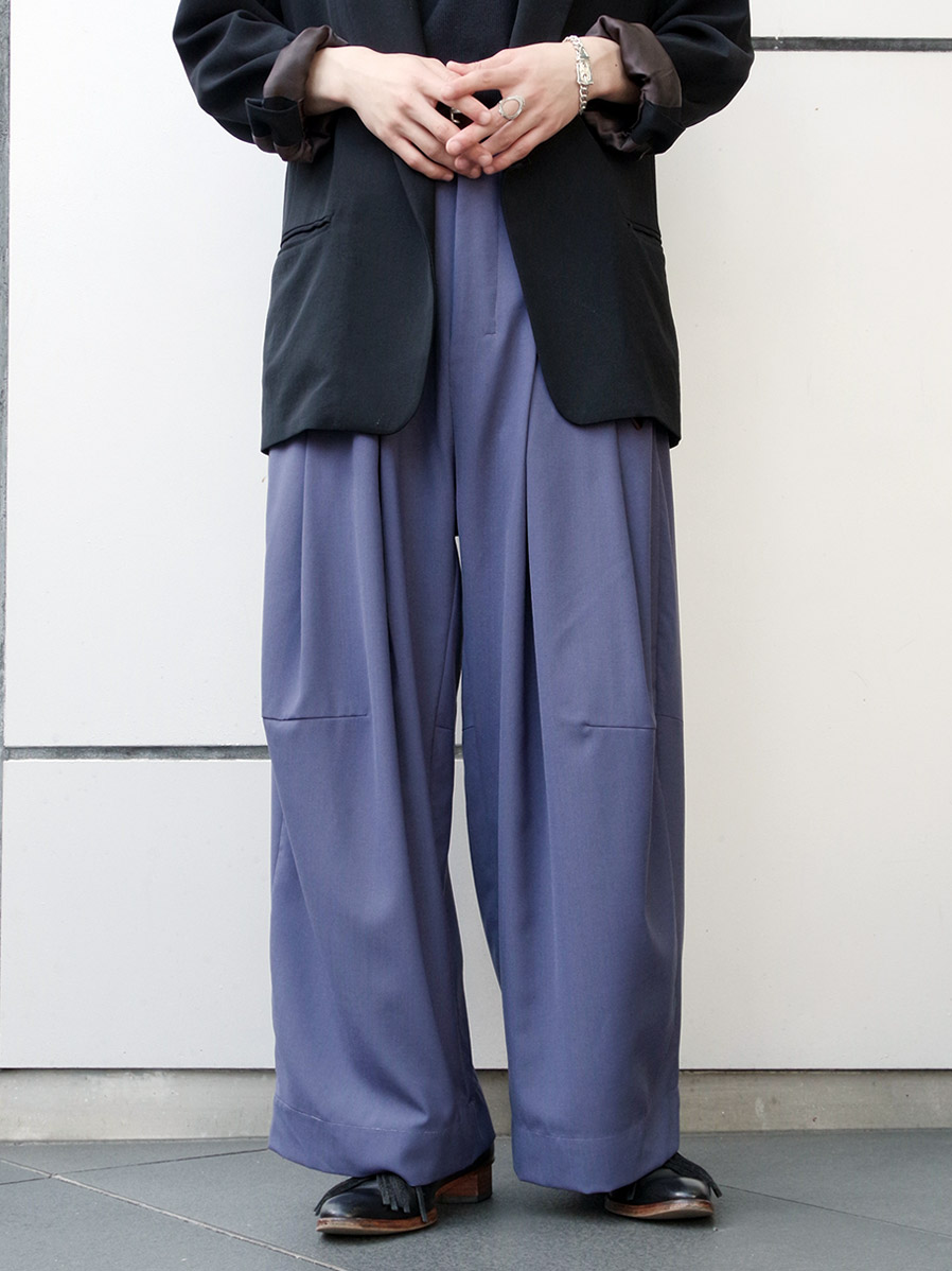 SHINYAKOZUKA "BAGGY (TROPICAL WOOL)" - SAPPHIRE (PURPLE BLUE)