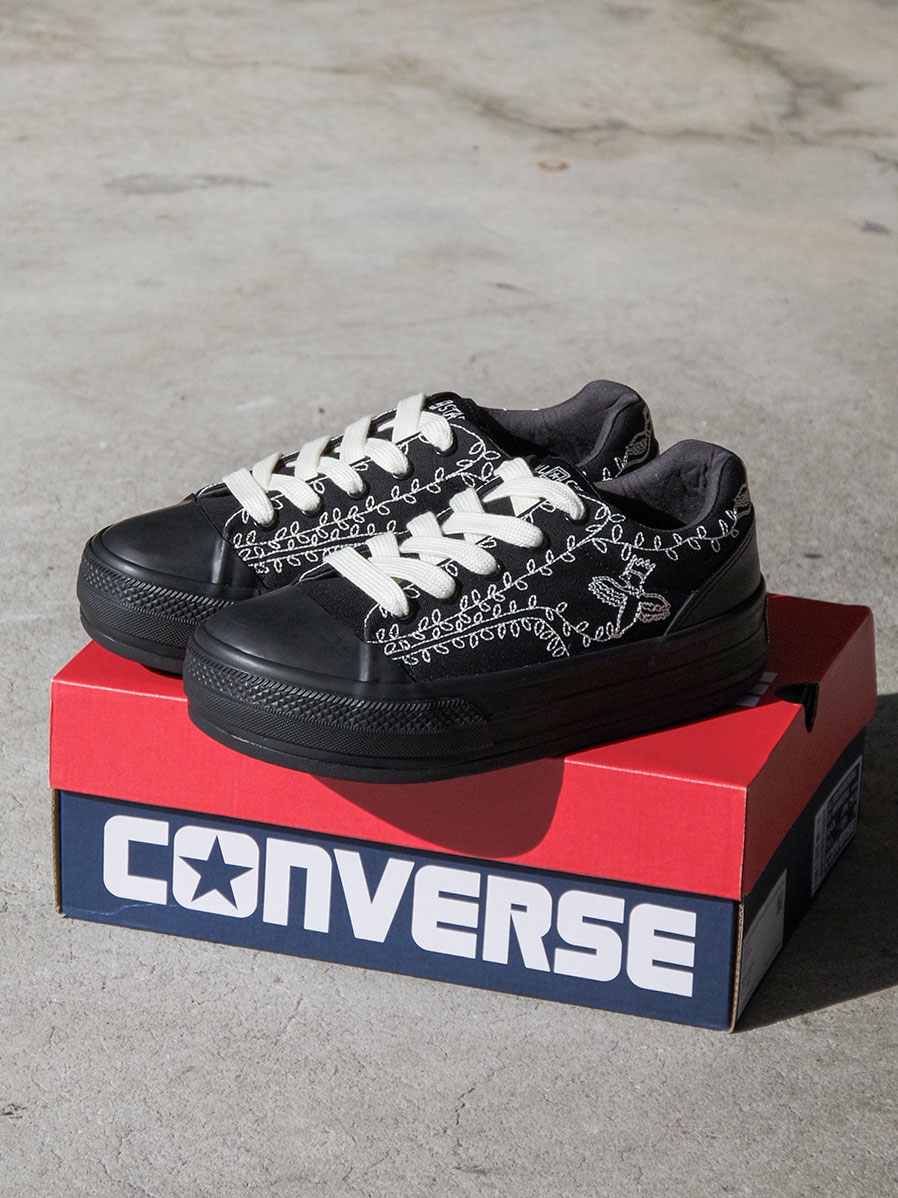 SHINYAKOZUKA "PICTURESQUE ANTIQUE SNEAKER WITH CONVERSE"