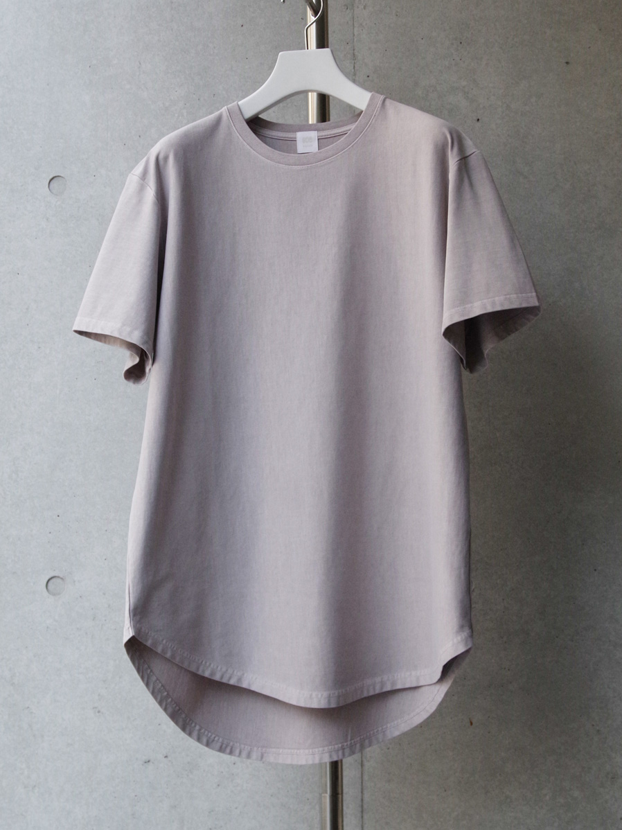 soe "Over Dye Round Hem Tall Tee" - FADED L.PINK