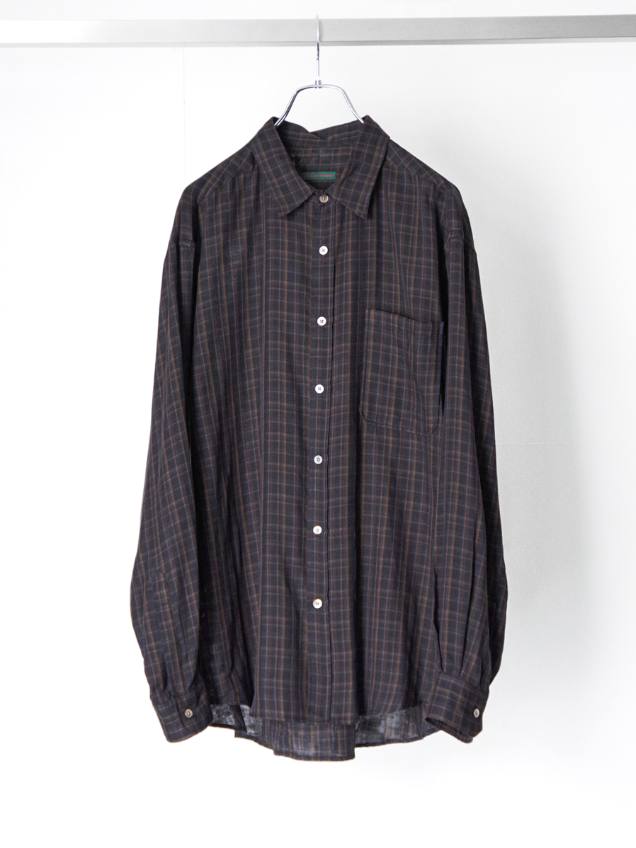 soe "Dad Shirts" - NAVY/BROWN