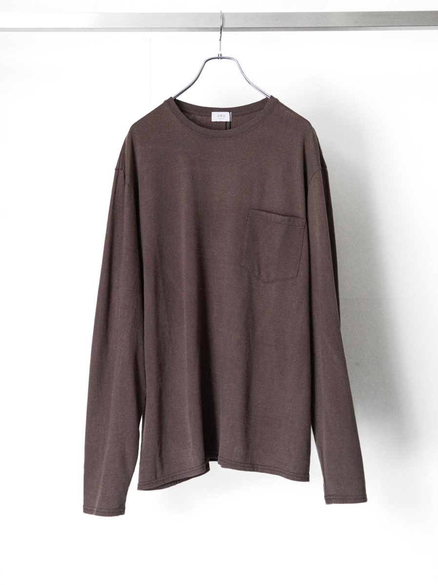 URU "CREW NECK L/S TEE B" - F.BROWN