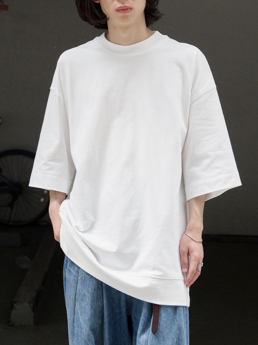 VOAAOV "COTTON TENJIKU BIG T-SHIRT" - WHITE