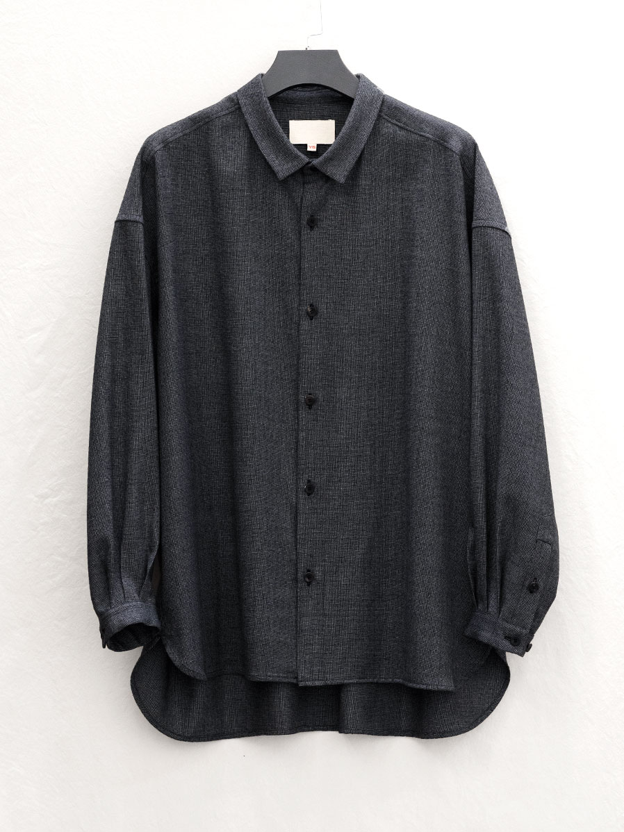 YOKO SAKAMOTO "SUIT SHIRT" - BLACK