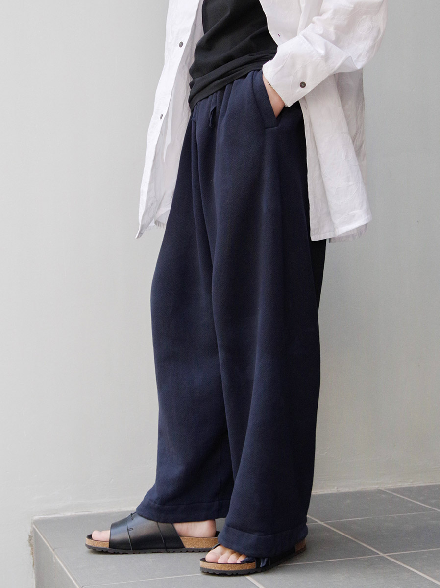 YOKO SAKAMOTO "BAGGY PANTS" - DARK NAVY