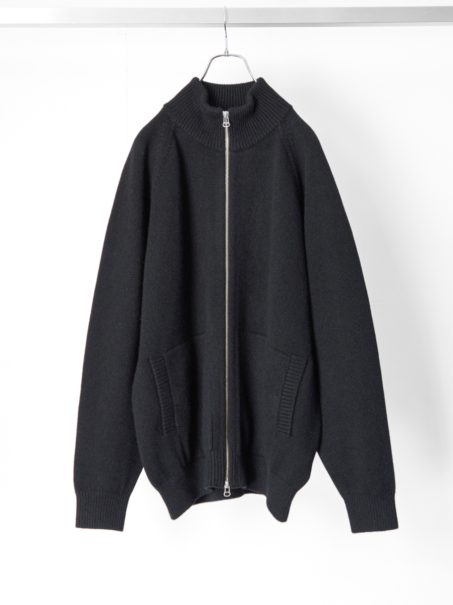 YOKO SAKAMOTO "DRIVERS KNIT" - BLACK