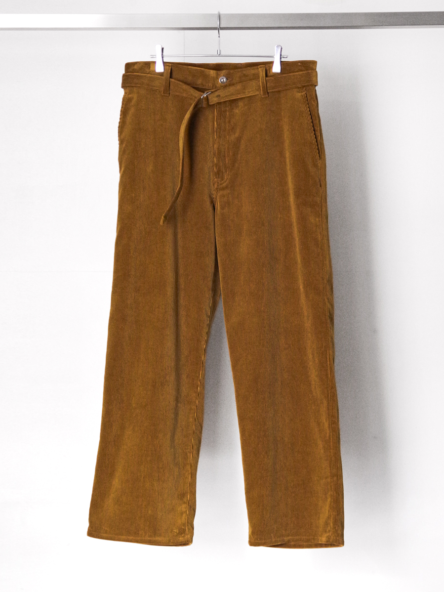 YOKO SAKAMOTO "BELTED TROUSERS" - AMBER