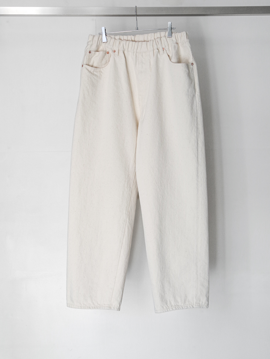 YOKO SAKAMOTO "5POCKET EASY PANTS" - ECRU