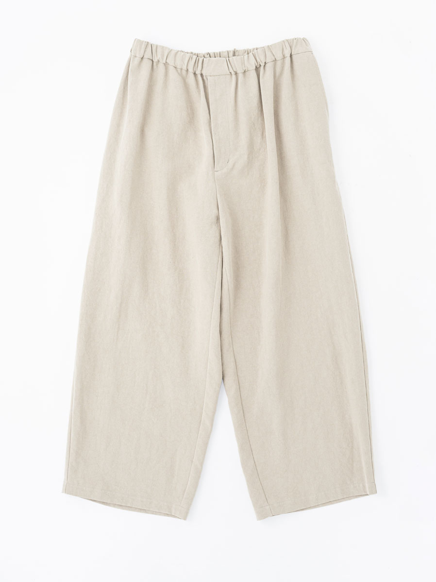 YOKO SAKAMOTO "BAGGY EASY PANTS" - BEIGE