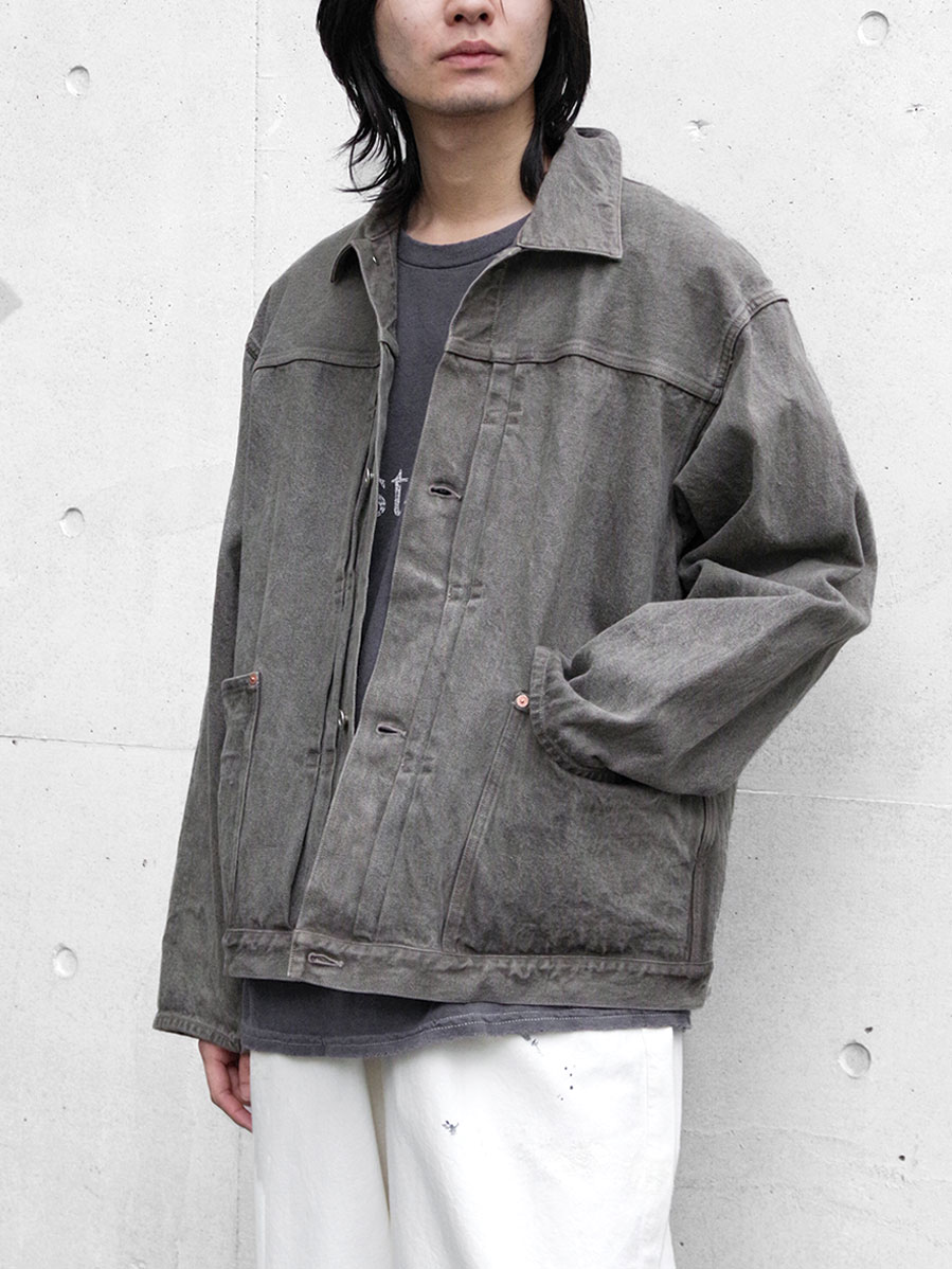 YOKO SAKAMOTO "PLEATS JACKET" - MUGWORT