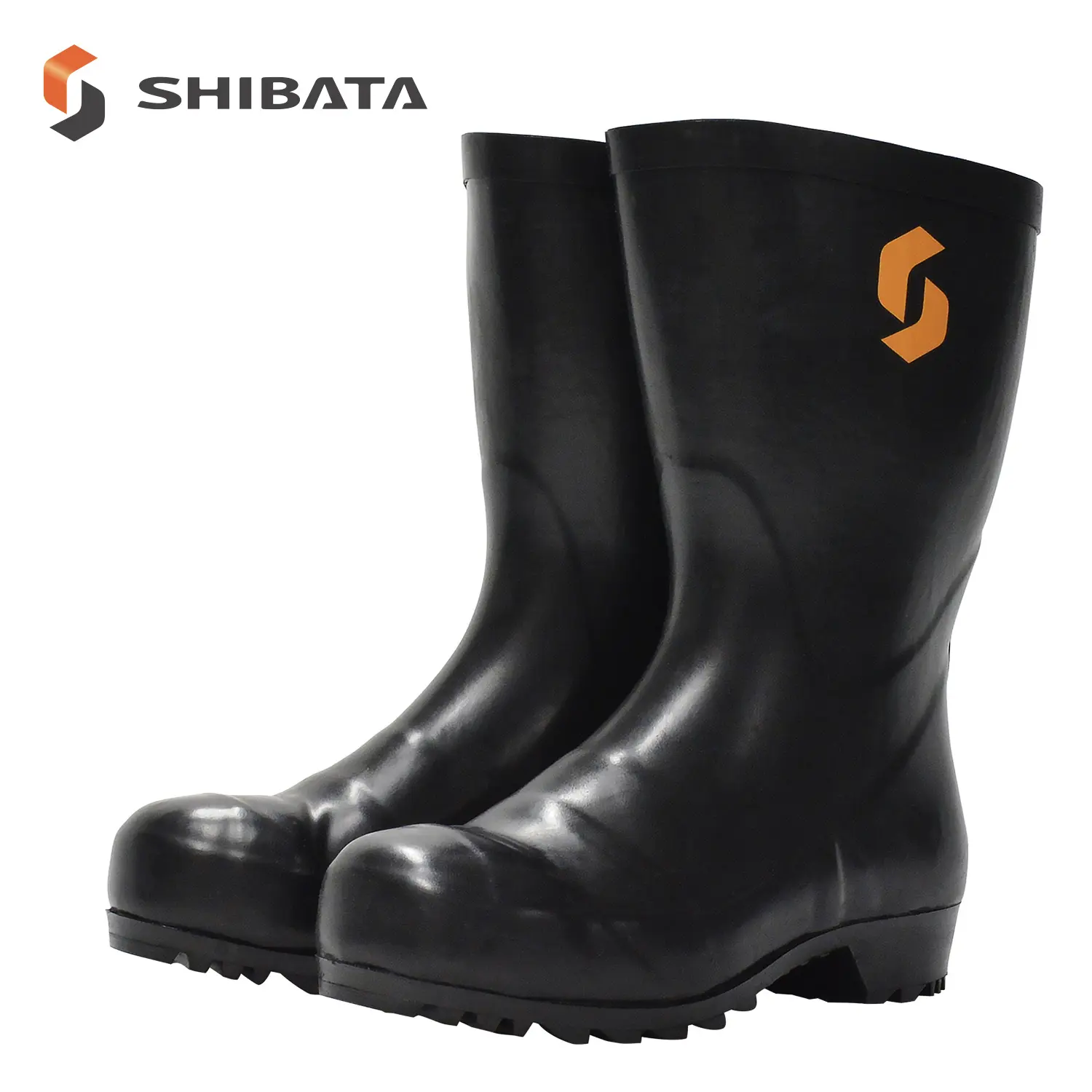 安全長靴　AO013 安全耐油長（黒）