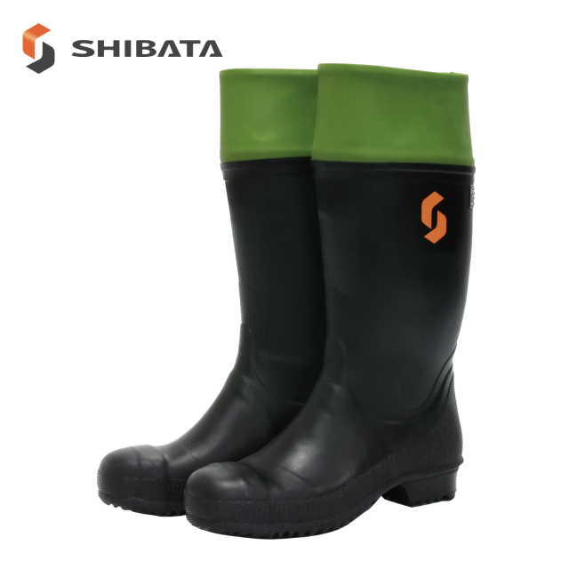 安全長靴 AB012 安全作業長裏ナシ / Safety Boots　AB012 Rubber Safety Boots without lining