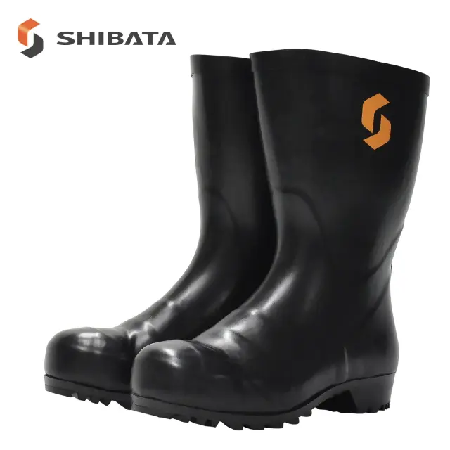 安全長靴　AO013 安全耐油長（黒）