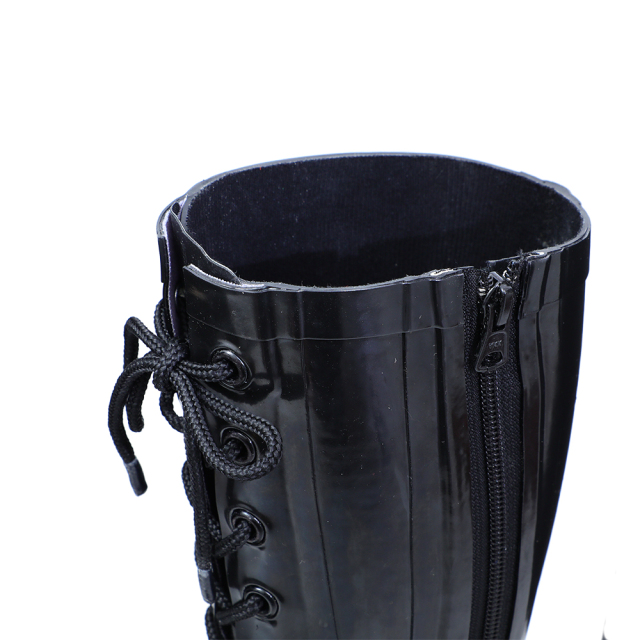 DL303 エコブーツ ロング（ブラック）