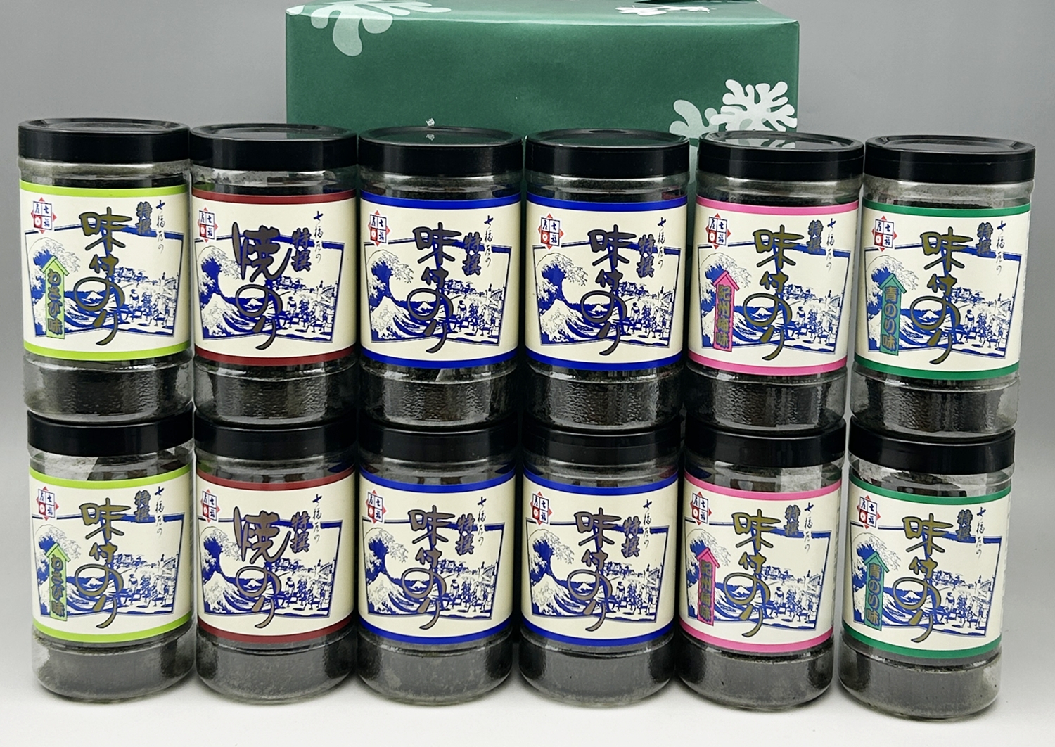 【彩−１２】バラエティー海苔ギフト12本詰「内祝い・手土産・ご挨拶」などご贈答に