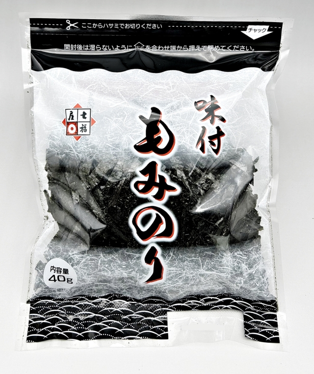 40g入り料理におつまみに！七福屋の味付もみのり（海苔）