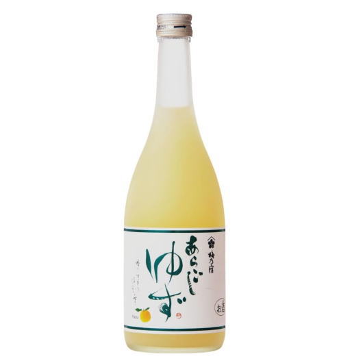 ≪６本で送料無料≫当店和リキュール一番人気！奈良県　梅乃宿酒造　あらごしゆず酒　７２０ｍｌ
