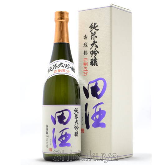 青森県　西田酒造店　田酒【でんしゅ】純米大吟醸　四割五分　古城錦　７２０ｍｌ