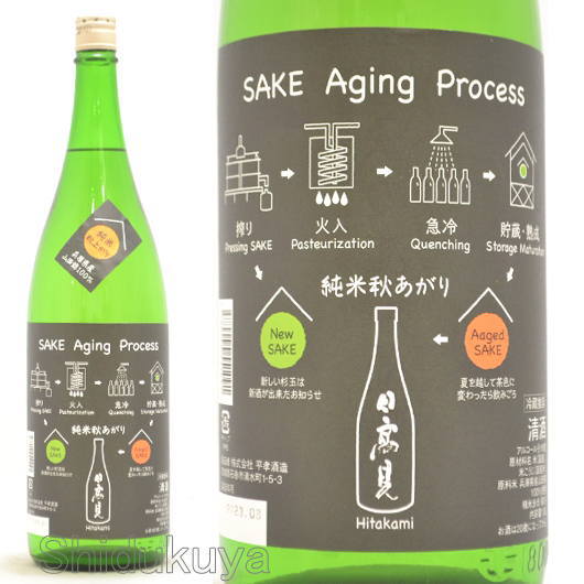 ≪数量限定≫日高見の秋酒！宮城県石巻市　平孝酒造　日高見【ひたかみ】純米　秋あがり　１８００ｍｌ