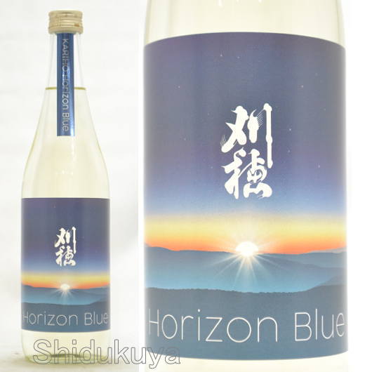 ≪数量限定≫暑い時こそみずみずしい酸味！秋田県大仙市　秋田清酒　刈穂【かりほ】純米吟醸　ホライゾンブルー　７２０ｍｌ