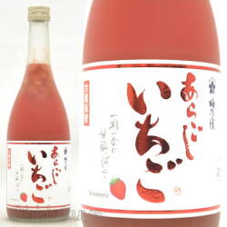 ≪６本で送料無料≫奈良県葛城市　梅乃宿酒造　梅乃宿　あらごしいちご　７２０ｍｌ