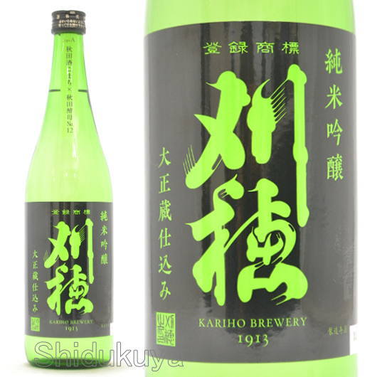 日本酒【刈穂】純米吟醸Type A,720mlの通販：酒の志筑屋/秋田清酒/刈穂