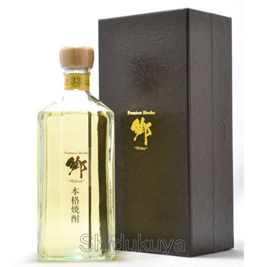 麦焼酎【郷(むかう)】樫樽長期貯蔵,原酒33度720mlの通販：酒の志筑屋