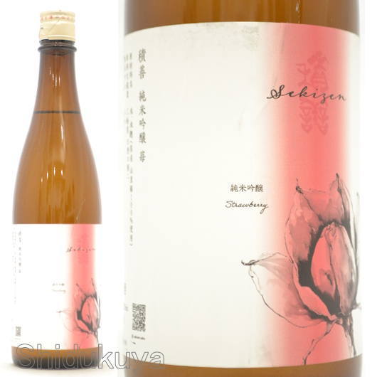 長野県【積善】純米吟醸,苺の花酵母720mlの通販：酒の志筑屋/西飯田