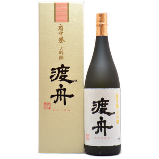 日本酒【渡舟】大吟醸1800mlの通販：酒の志筑屋/府中誉/茨城県/石岡市