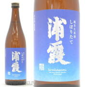 ≪数量限定≫ほどよい酸味と旨味のしぼりたて新酒！宮城県塩釜市　佐浦　浦霞【うらかすみ】しぼりたて　純米生原酒　７２０ｍｌ