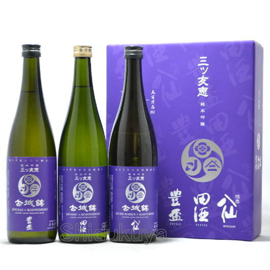 田酒 豊盃 八仙 三ツ友恵 三ッ友恵 全3箱コンプリートセット