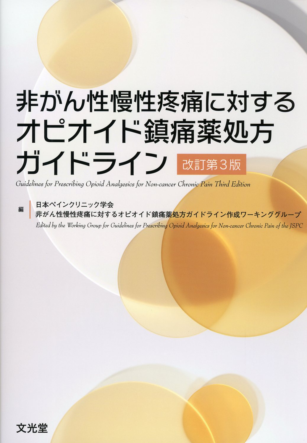 非がん性慢性疼痛に対するオピオイド鎮痛薬処方ガイドライン　改訂第3版