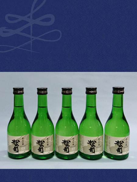 松の司純米吟醸ギフトセット　純米吟醸300ml 5本の詰合せ