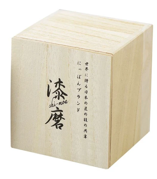 ぐい呑み赤富士金鶴桐箱