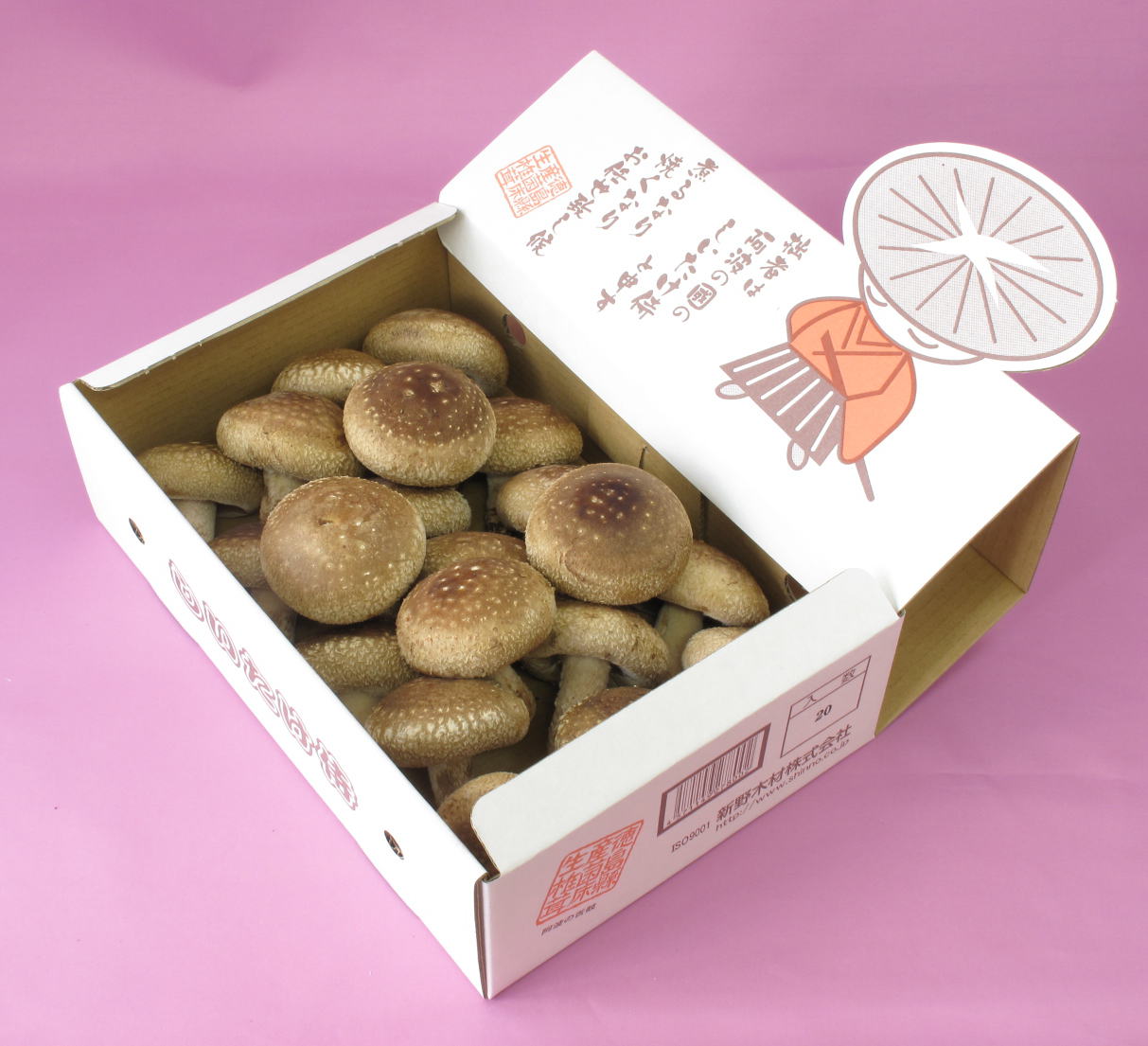 しいたけ侍　バラ箱　20枚入