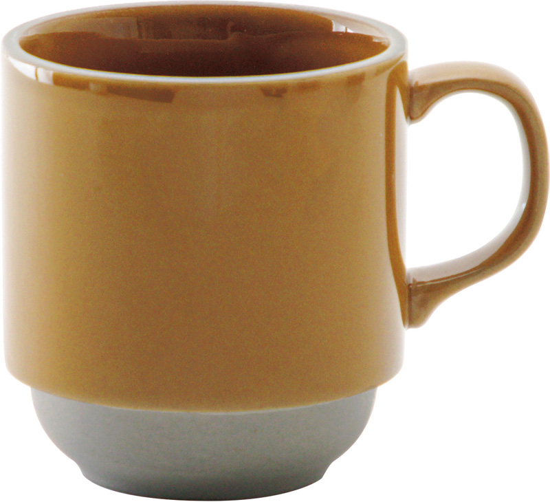 マグカップ スタッキング 280ml 陶器 おしゃれ かわいい 四季彩陶器 美濃焼 業務用 ルスト アンバー 10560050
