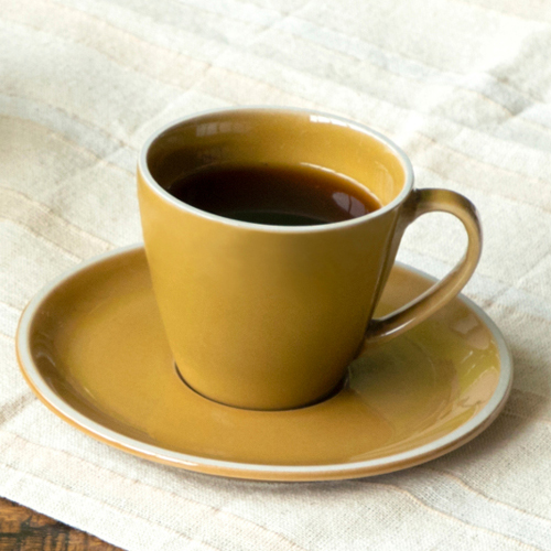 コーヒーカップ ソーサー アンバー ルスト