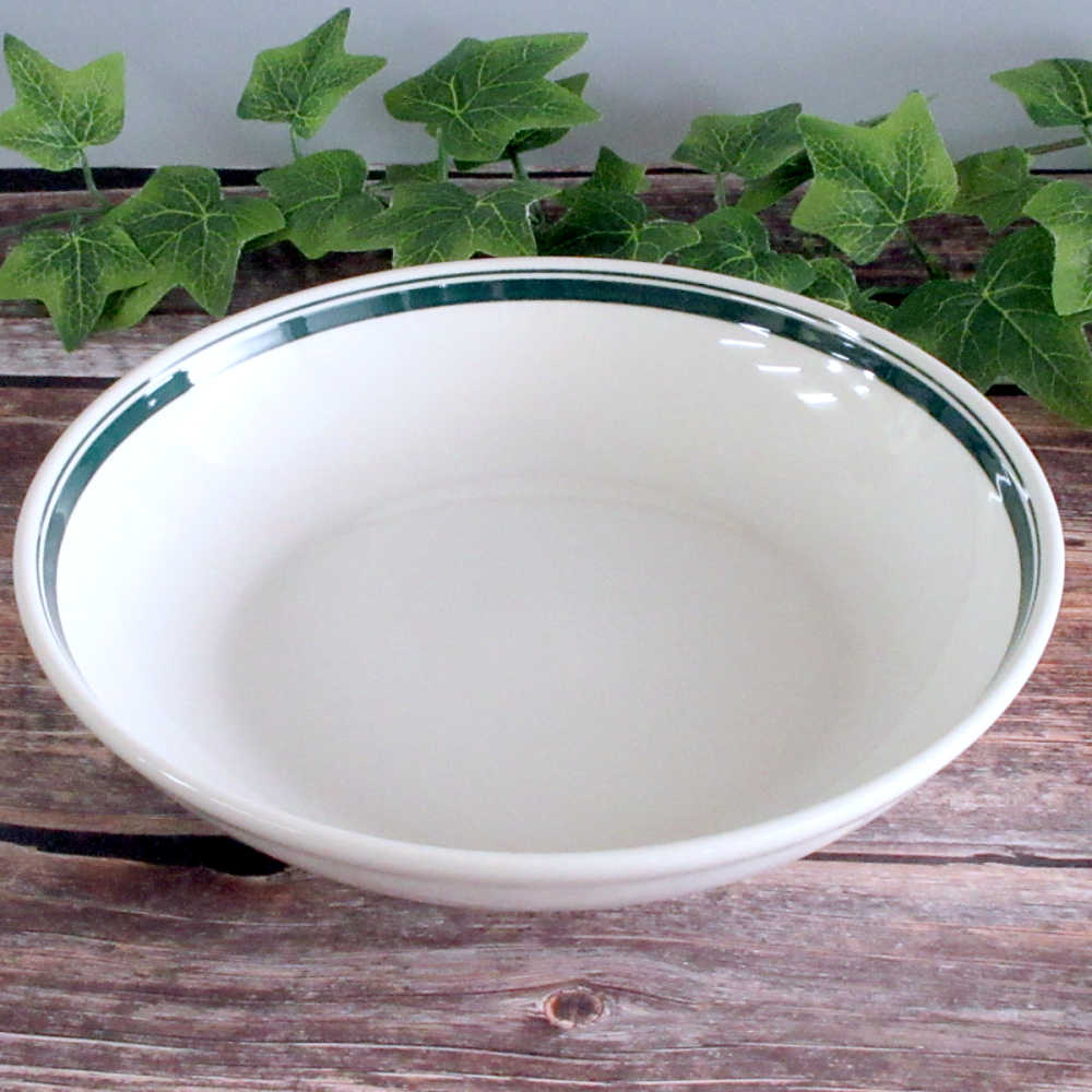 光洋陶器 カントリーサイド パスタ皿 カレー皿 深皿 22cm ボウル 洋食器 陶器 四季彩陶器 美濃焼 業務用 モスグリーン 10727012