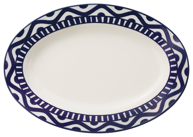 楕円皿 おしゃれ 北欧 大皿 30cm以上 ワンプレート皿 盛皿 メイン料理 洋食器 四季彩陶器 美濃焼 業務用 バッケ 31cmプラター 10784046