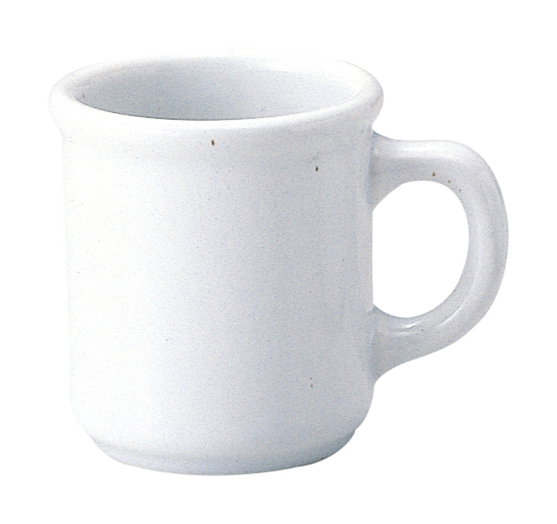マグカップ おしゃれ 陶器 340ml かわいい 白い食器 四季彩陶器 美濃焼 業務用 ギャラクシー ミルク 11111050