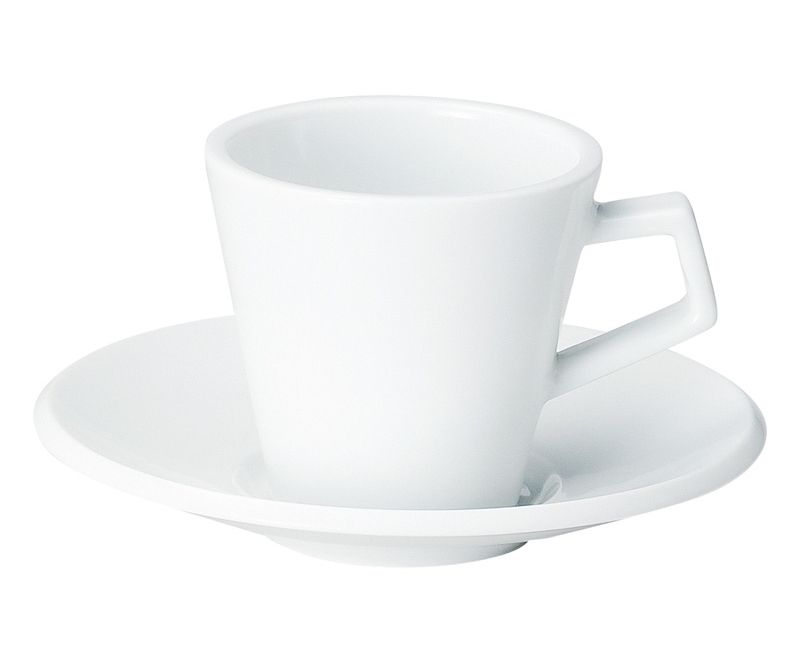 コーヒーカップソーサー おしゃれ 白 カップアンドソーサー 180ml 陶器 四季彩陶器 美濃焼 業務用 食洗器対応 来客用 スパダ 11600052-11600055