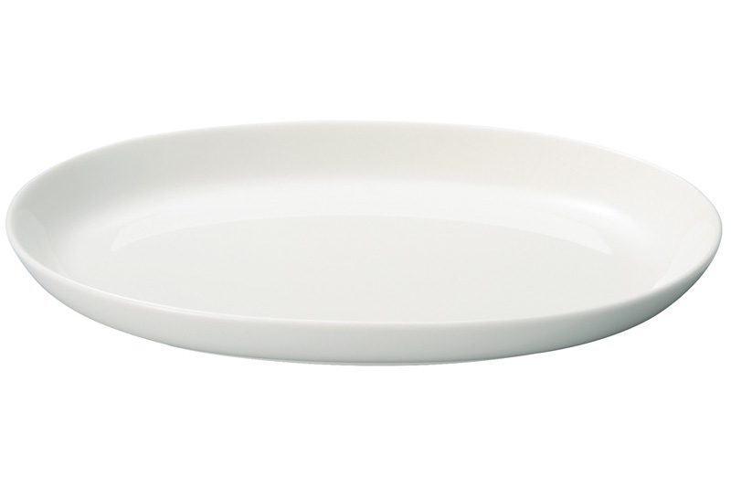 楕円皿 大皿 30cm以上 陶器 深皿 ワンプレート皿 メイン料理 おしゃれ 洋食器 白い食器 四季彩陶器 美濃焼 業務用 カンティーヌ(シェーリー) 31cmプラター 12220043