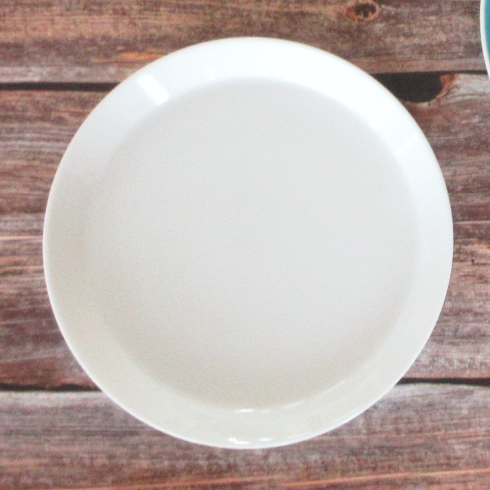 パスタ皿 カレー皿 おしゃれ 26cm 白 四季彩陶器 美濃焼 業務用 スプラウト(パシオン) 12300002