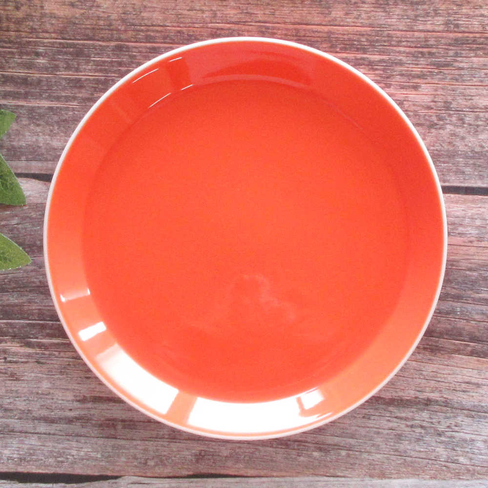 ケーキ皿 おしゃれ 17cm 陶器 デザートプレート インスタ映え 四季彩陶器 美濃焼 業務用 パシオン オランジュ 12351007