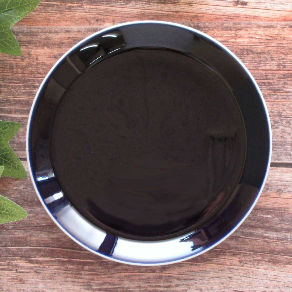 ケーキ皿 おしゃれ 陶器 19cm デザートプレート インスタ映え 四季彩陶器 美濃焼 業務用 パシオン アスール 12382006