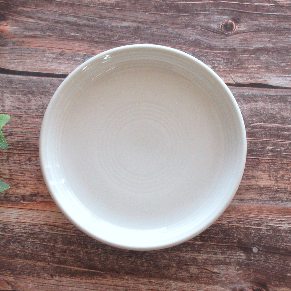 パスタ皿 カレー皿 ディナープレート おしゃれ 26cm 白 四季彩陶器 美濃焼 業務用 オービット クラシックアイボリー 12620002