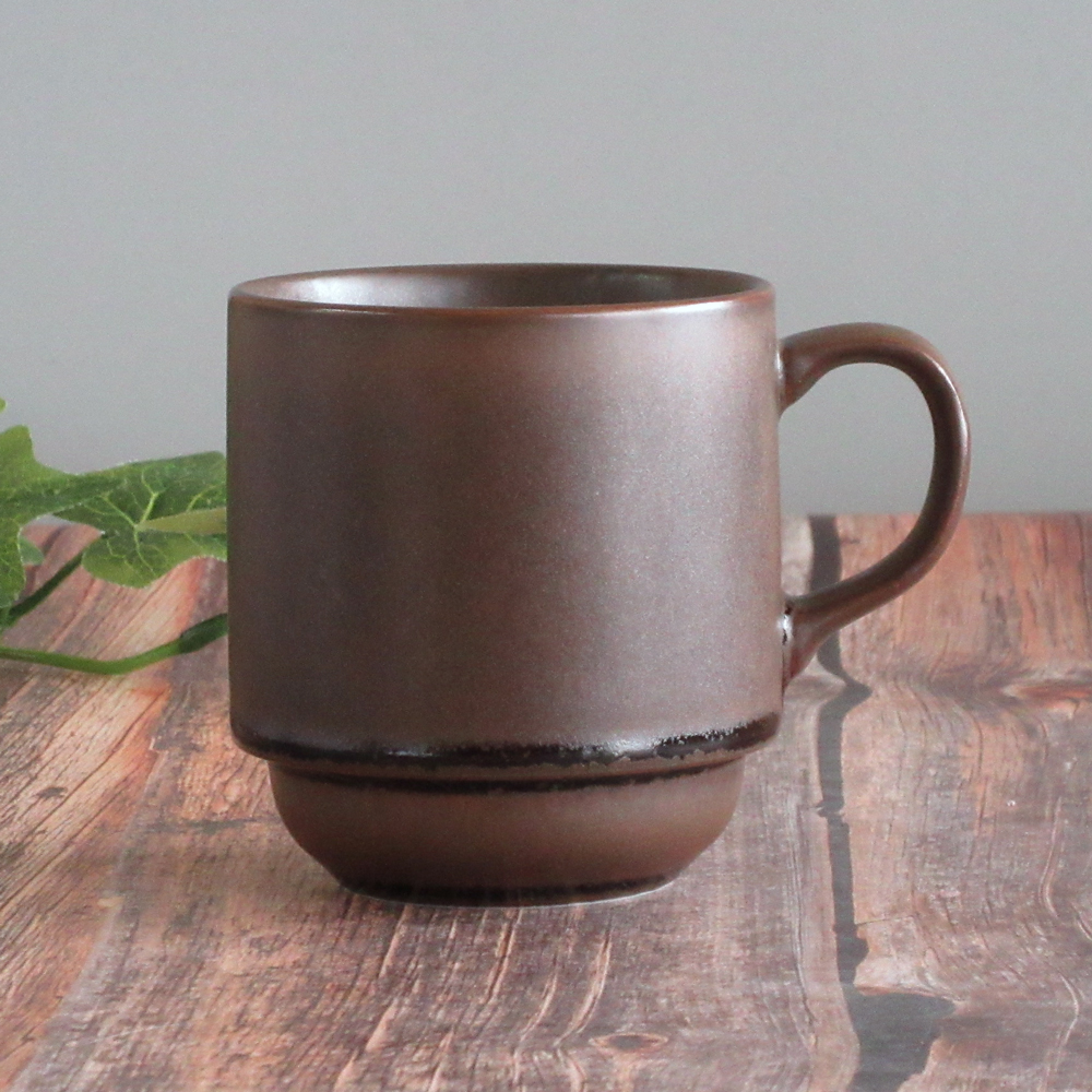 マグカップ 陶器 スタッキング おしゃれ かわいい 280ml 四季彩陶器 美濃焼 業務用 モンターニュ ビスタ 12762050